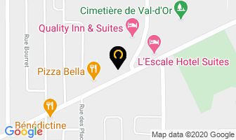 National Car Rental in Val-d'Or map