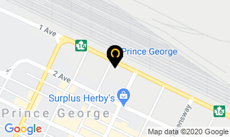 National Car Rental in Prince George map