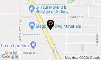 National Car Rental in Sidney map