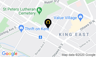 National Car Rental in Kitchener map