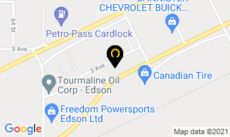 National Car Rental in Edson map