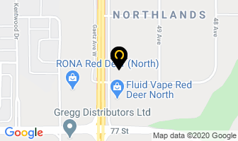 National Concrete Accessories in Red Deer map