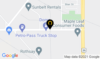 National Concrete Accessories in Winnipeg map