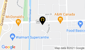 National Orthotic Centre in Niagara Falls map