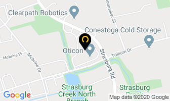 Nationwide Auto Glass in Kitchener map
