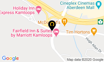 Nationwide Self Storage- Kamloops in Kamloops map