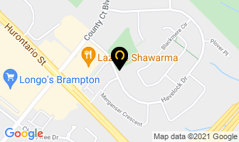 Natte Impex Supplies in Mississauga map