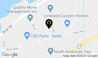 Natural Art Concrete Fence Ltd in Delta map