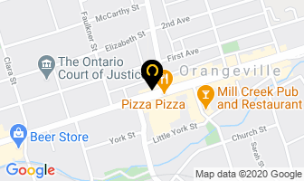 Natural Choice in Orangeville map