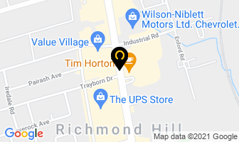 Natural Healing Center in Richmond Hill map