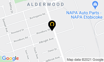 Natural Nails & Spa in Etobicoke map