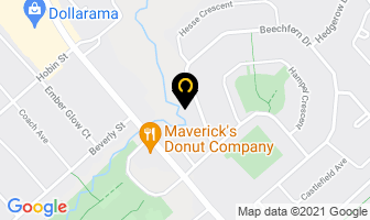 Natural Solutions Hair Studio in Guelph map