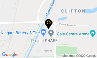 Natural Stone Gallery in Niagara Falls map