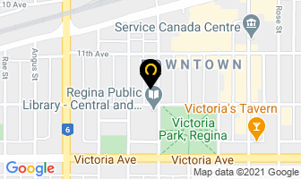Nature Saskatchewan in Regina map