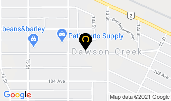 Nawican Friendship Centre in Dawson Creek map