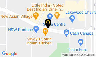 Nazila Couture in Edmonton map