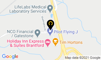 Nco Financial Services Inc in Brantford map