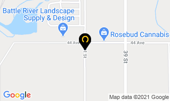 Near Mfg in Camrose map