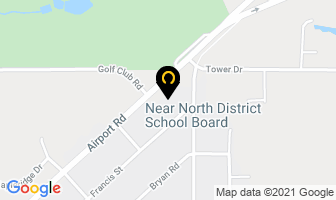 Near North District School Board in North Bay map