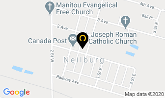 Neilburg Bowling Alley in Binbrook map
