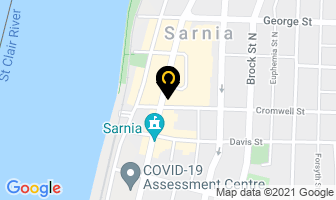 Neon Moon in Sarnia map