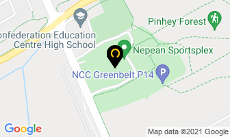 Nepean Ottawa Diving Club in Guelph map