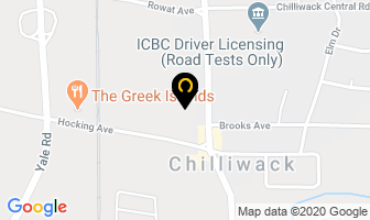 Neven Creek Industries Ltd in Chilliwack map