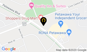 Neville Motors in Petawawa map
