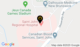New Brunswick Heart Centre in Saint John map