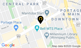 New Democratic Party in Winnipeg map