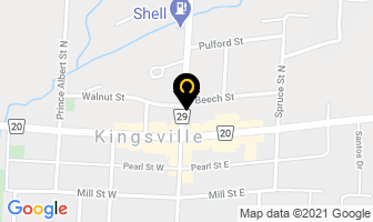 New Designs in Kingsville map