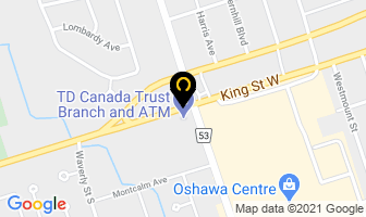New Direction Clinic in Oshawa map