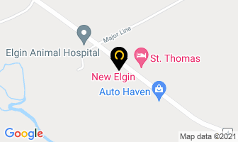 New Elgin Motel in Baie-Comeau map