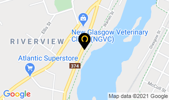 New Glasgow Chiropractic Centre in New Glasgow map