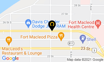 New Hong Kong Restaurant in Fort Macleod map