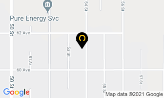 New Life Church in Taber map