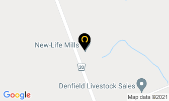 New-Life Mills Limited in Heriot Bay map