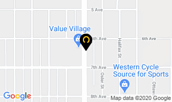 New Line Boxing Academy in Regina map