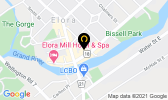 New Orleans Pizza in Elora map