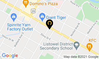 New Orleans Pizza in Listowel map