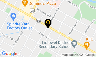 New Orleans Pizza in Listowel map