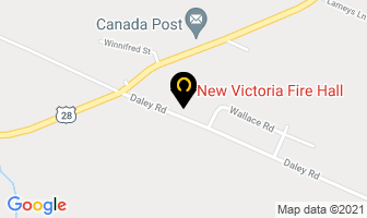 New Victoria Fire Hall in Cape Breton map