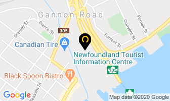 Newfoundland Tourist Information Centre in Elmsdale map