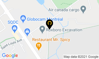 Newman Auto in Dorval map