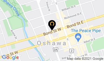 Newton Trelawney Property in Oshawa map