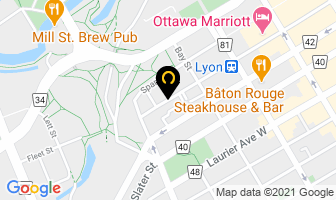 Newu Body Bar in Ottawa map