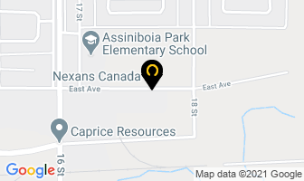 Nexans Canada in Weyburn map