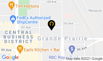 Next Steps Employment Services in Grande Prairie map