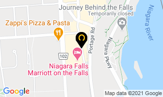 Niagara Falls Marriott Fallsview Hotel And Spa in Niagara Falls map