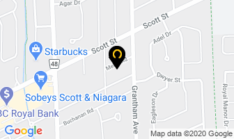 Niagara Hardwood Flooring in St. Catharines map
